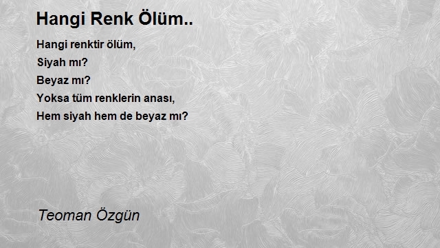 Teoman Özgün