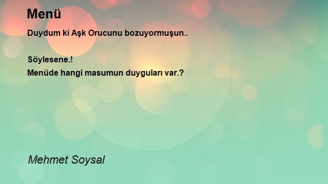 Mehmet Soysal