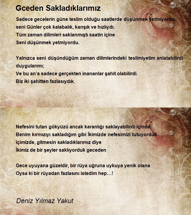 Deniz Yılmaz Yakut