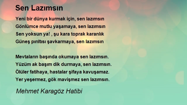 Mehmet Karagöz Hatibi