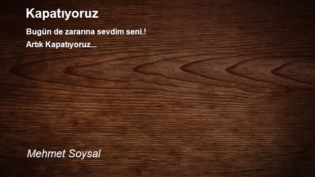 Mehmet Soysal