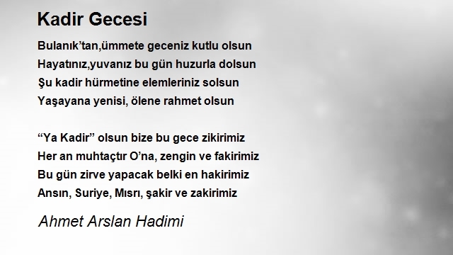 Ahmet Arslan Hadimi