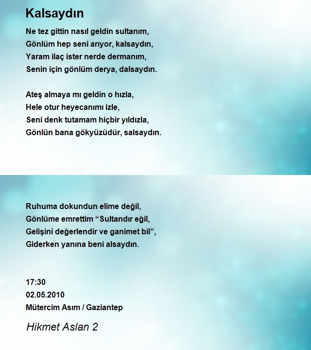 Hikmet Aslan 2