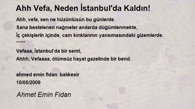 Ahmet Emin Fidan