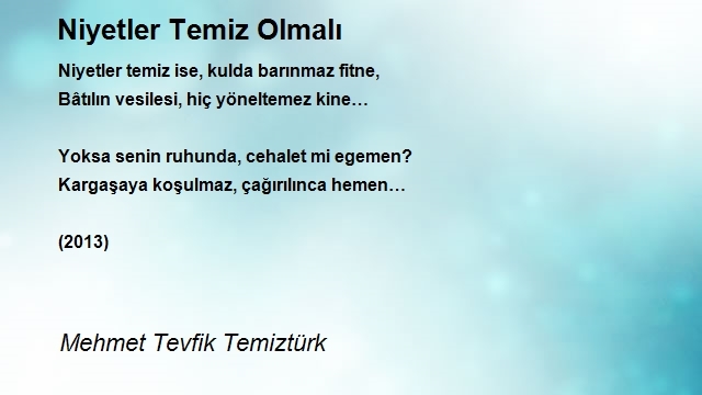 Mehmet Tevfik Temiztürk