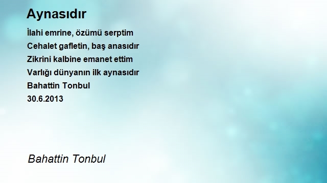 Bahattin Tonbul