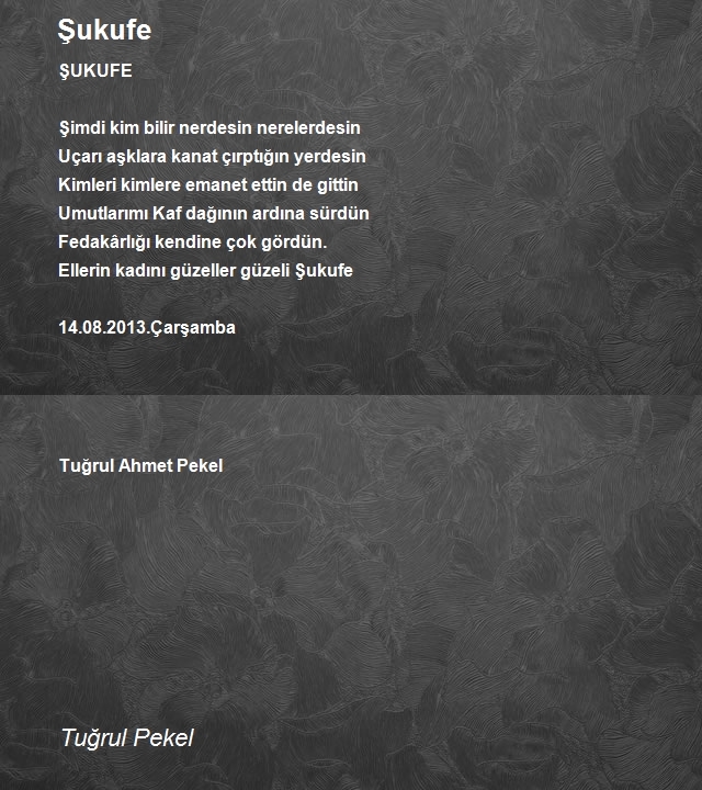 Tuğrul Pekel