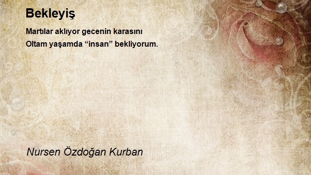 Nursen Özdoğan Kurban