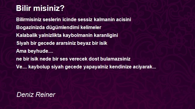 Deniz Reiner