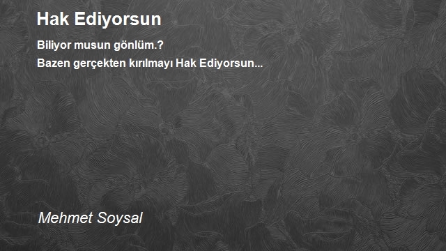 Mehmet Soysal