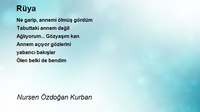 Nursen Özdoğan Kurban