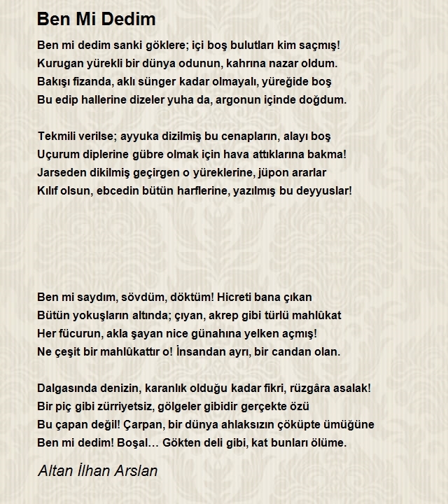 Altan İlhan Arslan