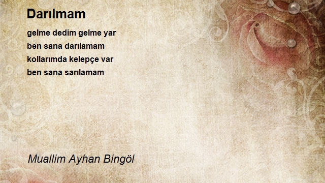 Muallim Ayhan Bingöl