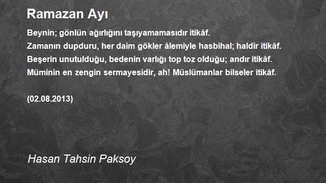 Hasan Tahsin Paksoy