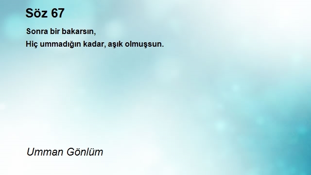 Umman Gönlüm