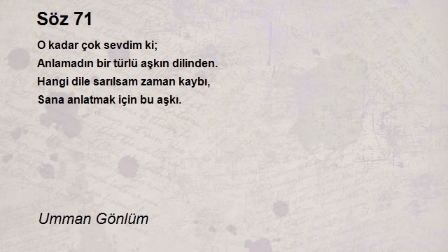 Umman Gönlüm