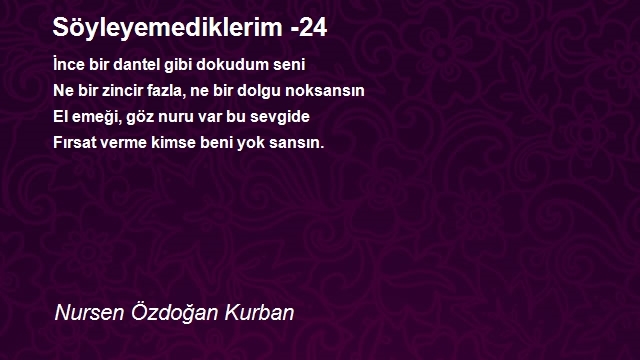 Nursen Özdoğan Kurban