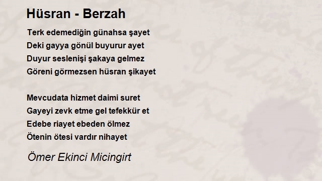 Ömer Ekinci Micingirt