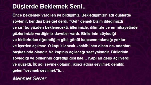 Mehmet Sever