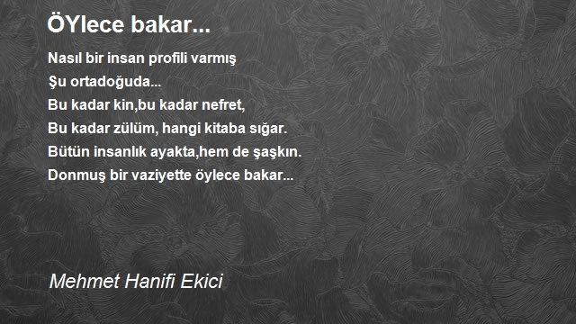 Mehmet Hanifi Ekici