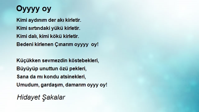 Hidayet Şakalar