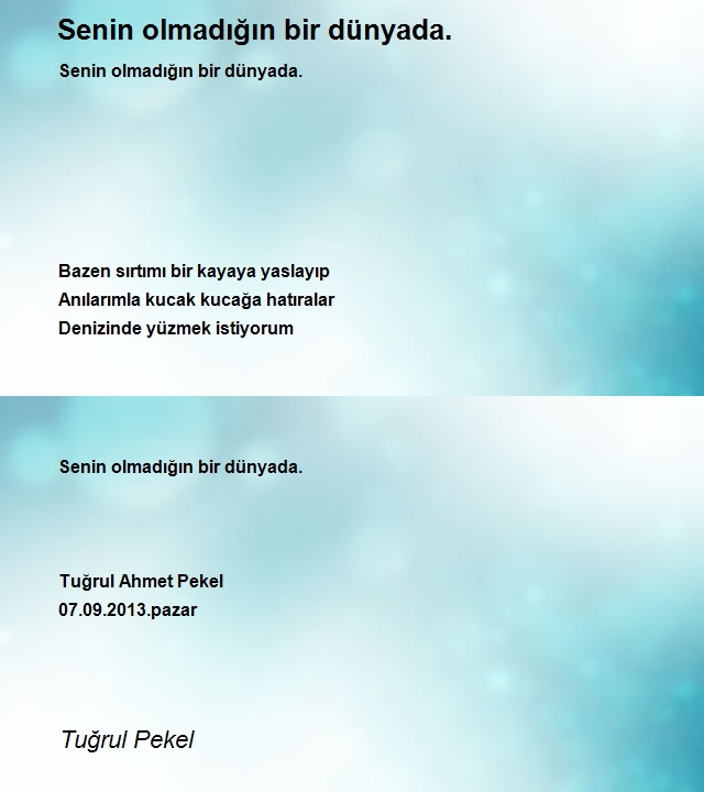 Tuğrul Pekel