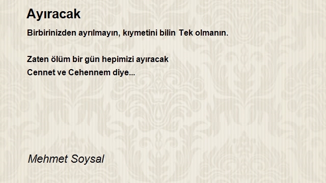 Mehmet Soysal