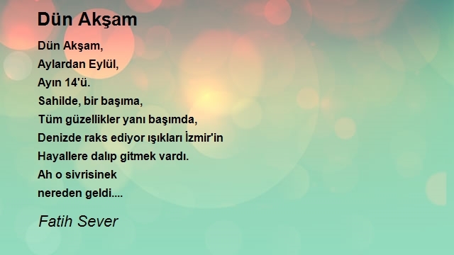 Fatih Sever