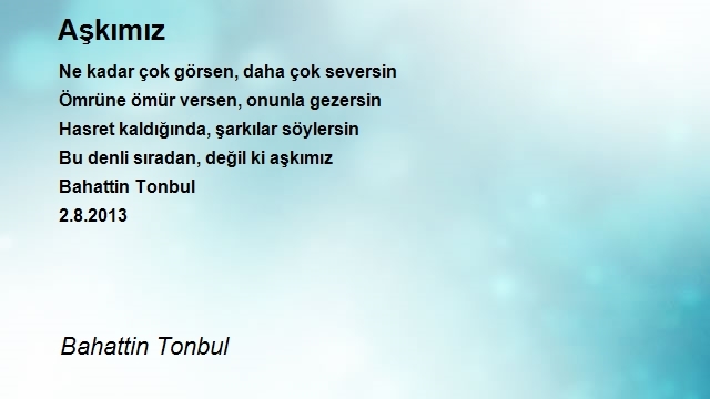 Bahattin Tonbul