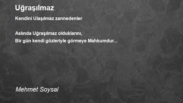 Mehmet Soysal