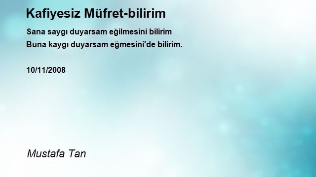 Mustafa Tan