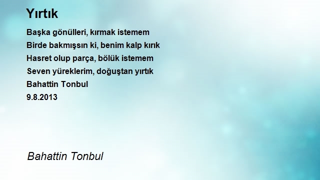 Bahattin Tonbul