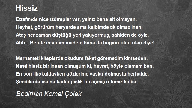 Bedirhan Kemal Çolak