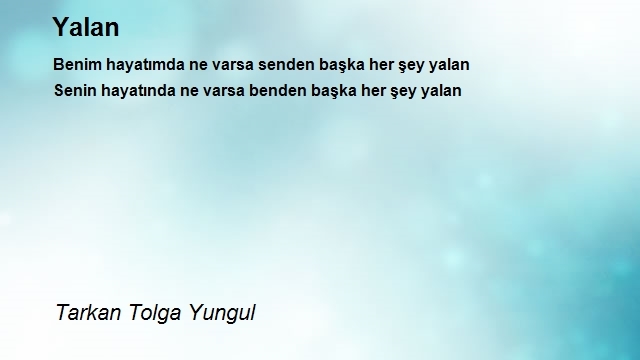 Tarkan Tolga Yungul