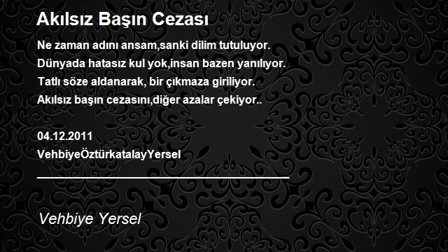 Vehbiye Yersel