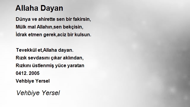 Vehbiye Yersel