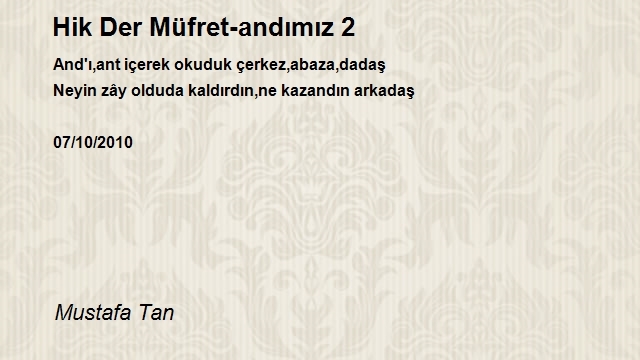 Mustafa Tan