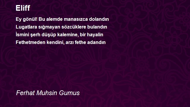 Ferhat Muhsin Gumus