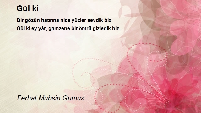 Ferhat Muhsin Gumus