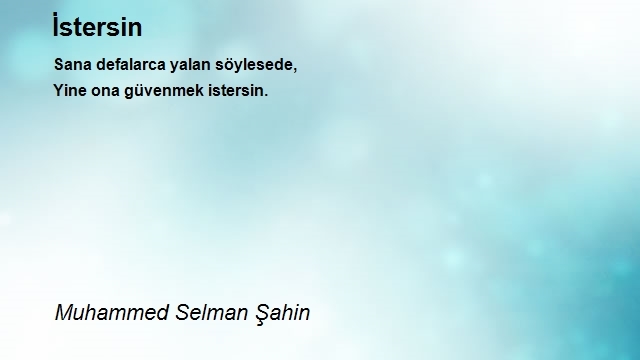 Muhammed Selman Şahin