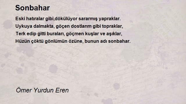 Ömer Yurdun Eren