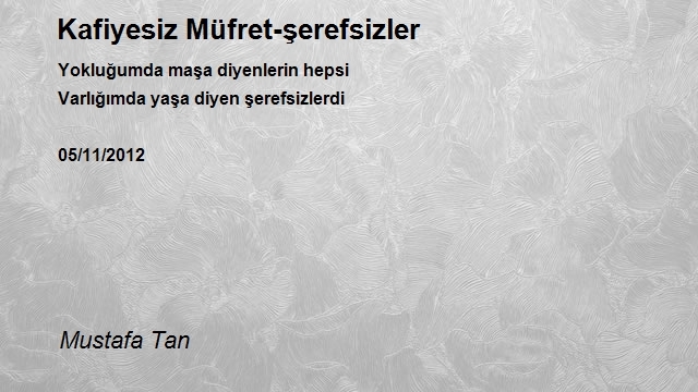 Mustafa Tan