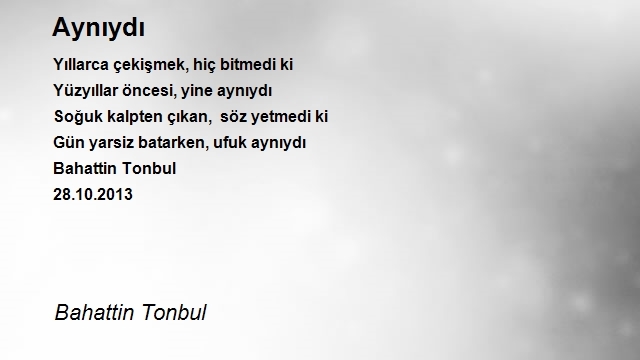 Bahattin Tonbul