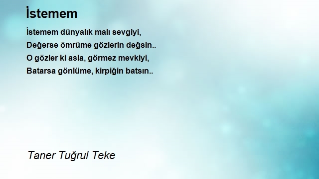 Taner Tuğrul Teke