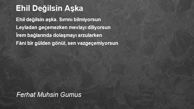 Ferhat Muhsin Gumus