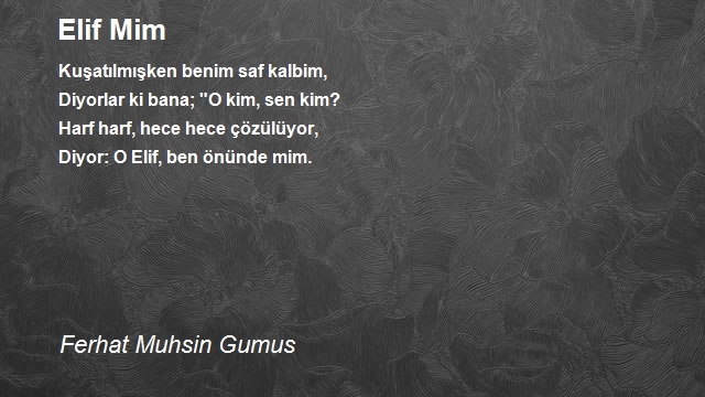 Ferhat Muhsin Gumus