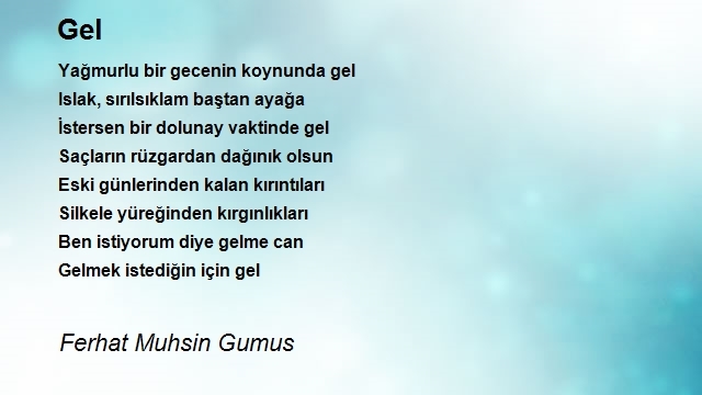 Ferhat Muhsin Gumus