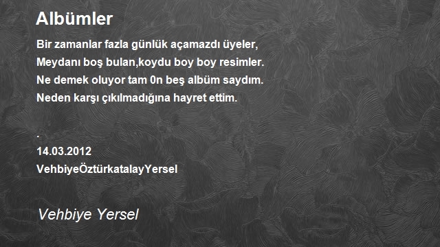 Vehbiye Yersel