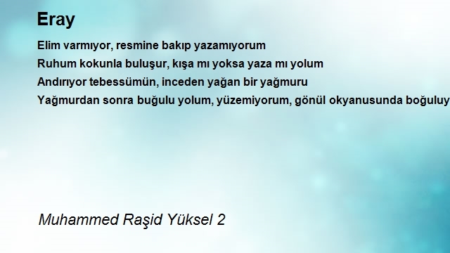 Muhammed Raşid Yüksel 2