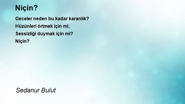 Sedanur Bulut